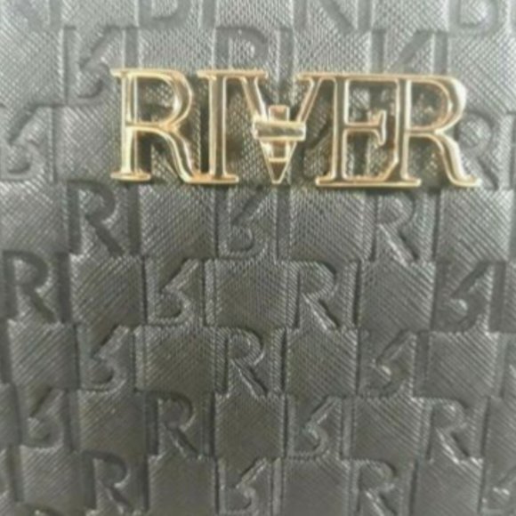 River Island satchel Shoulder Bag Purse with Zipper closure - Picture 8 of 9